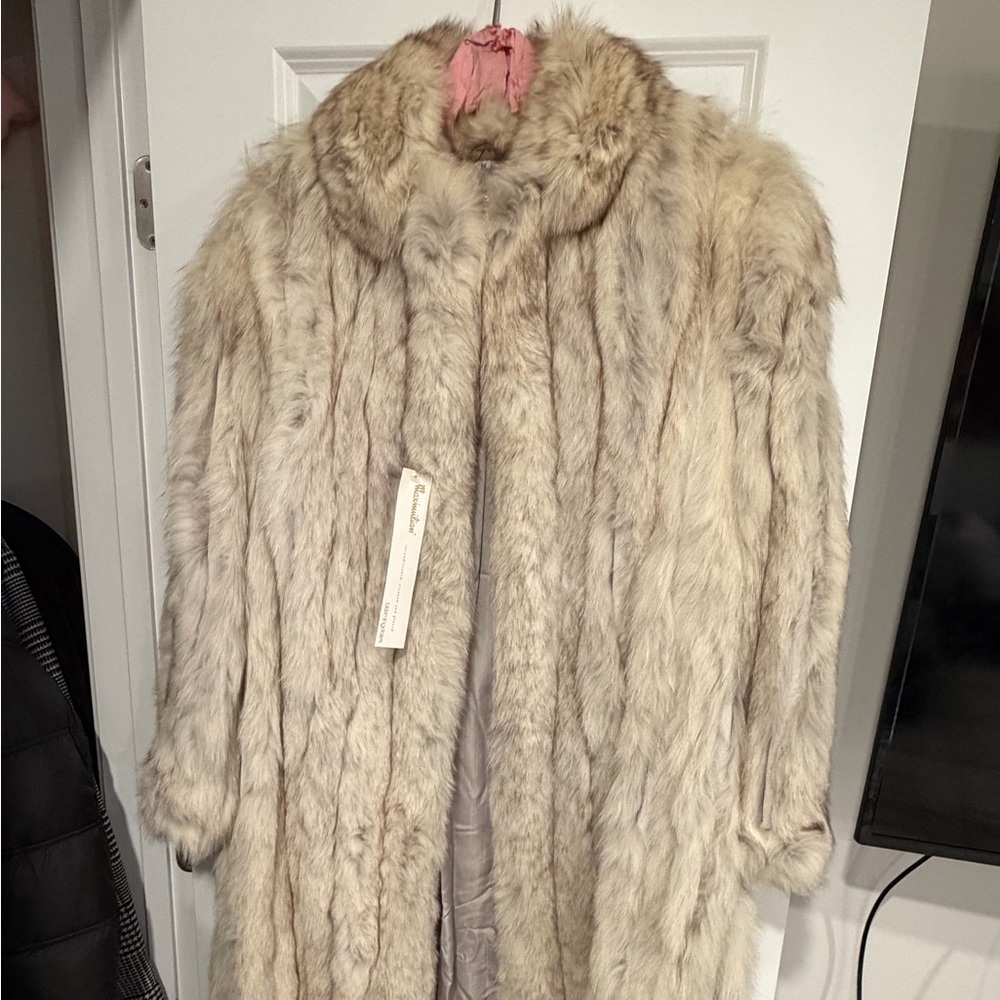 Blue Fox Fur 100% authentic